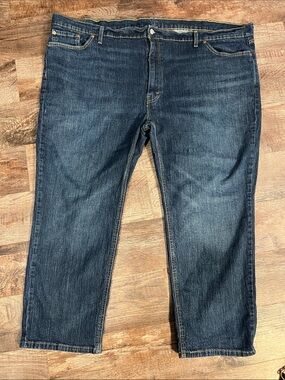 Levi's Straight Fit Dark Blue Men's Jeans